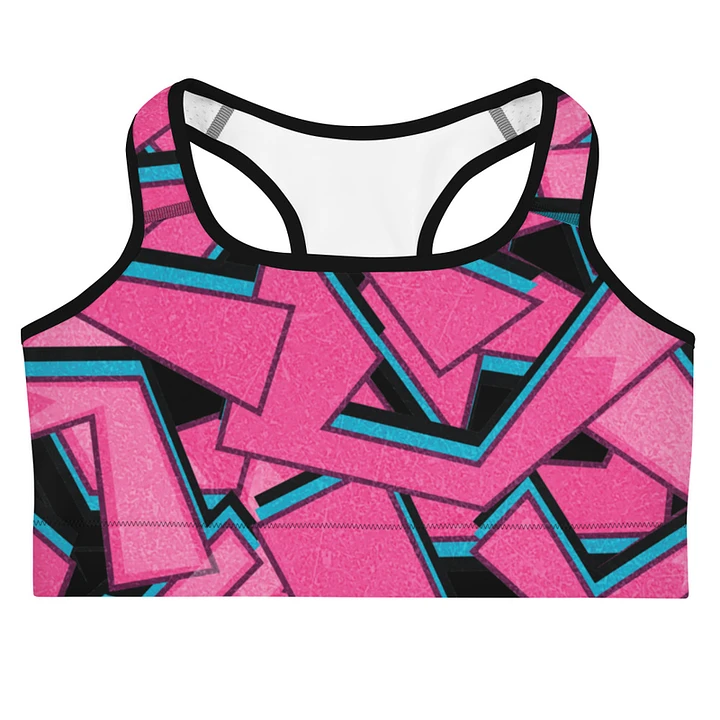 Wyld Megzie Sports Bra (Pink_ product image (1)