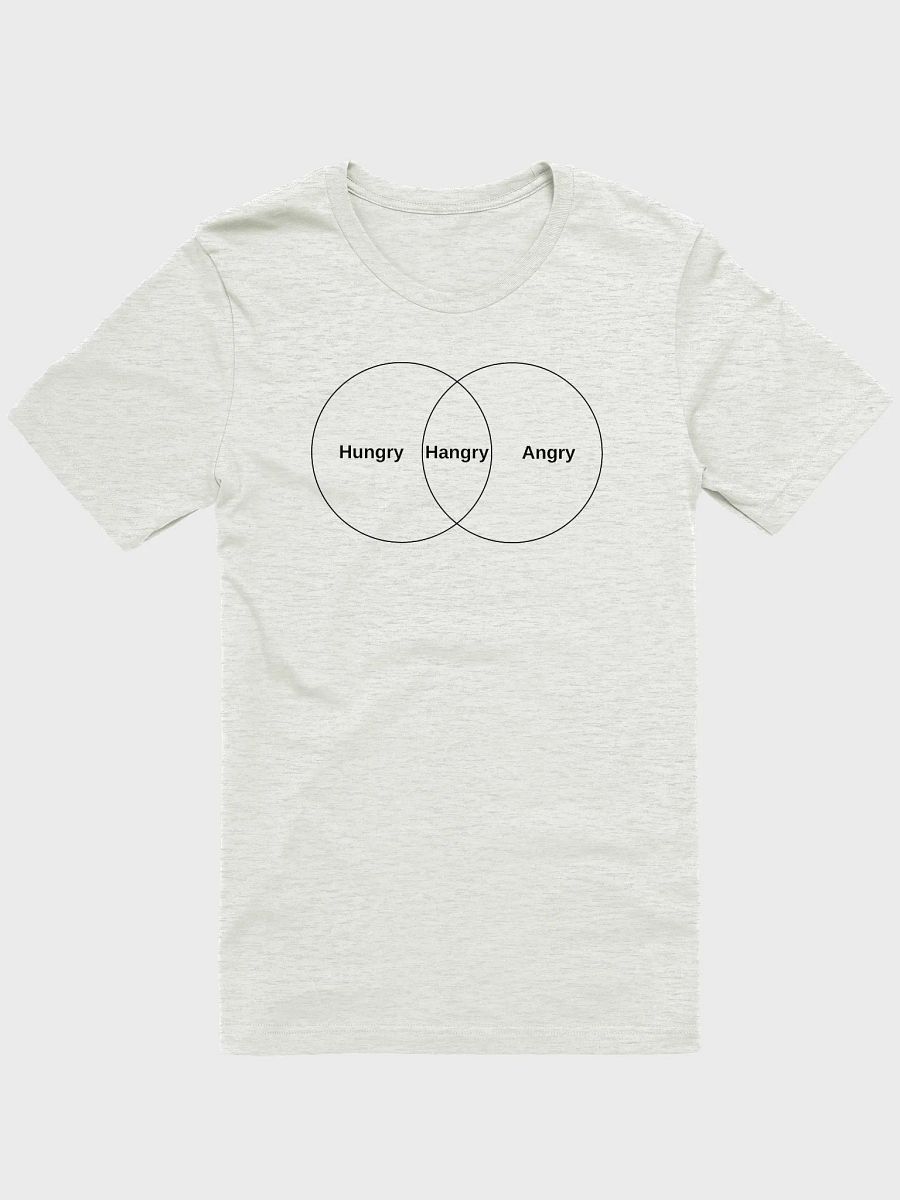 Hungry. Hangry. Angry. — Venn Diagram Mood T-Shirt product image (1)
