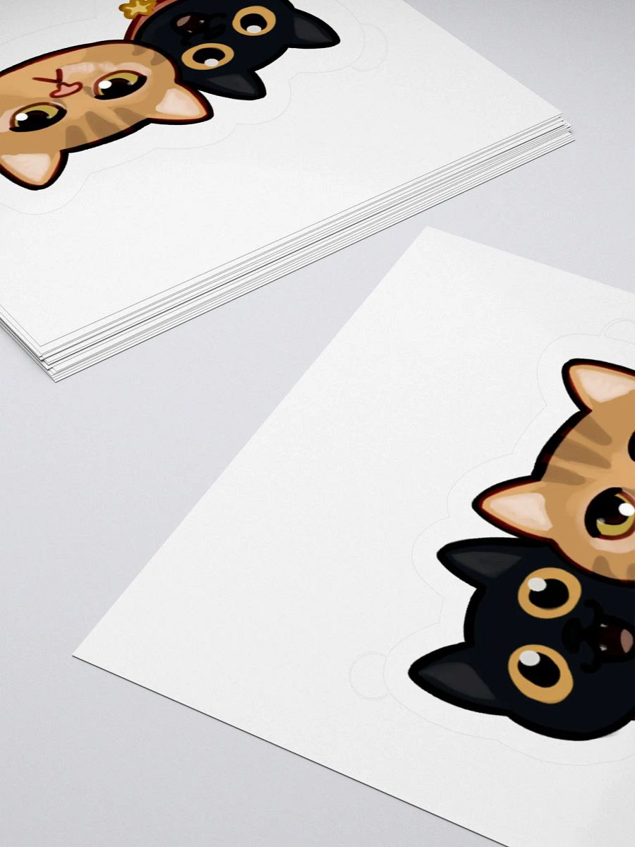 Straw Cat & Tao Purrfect Duo Sticker product image (4)