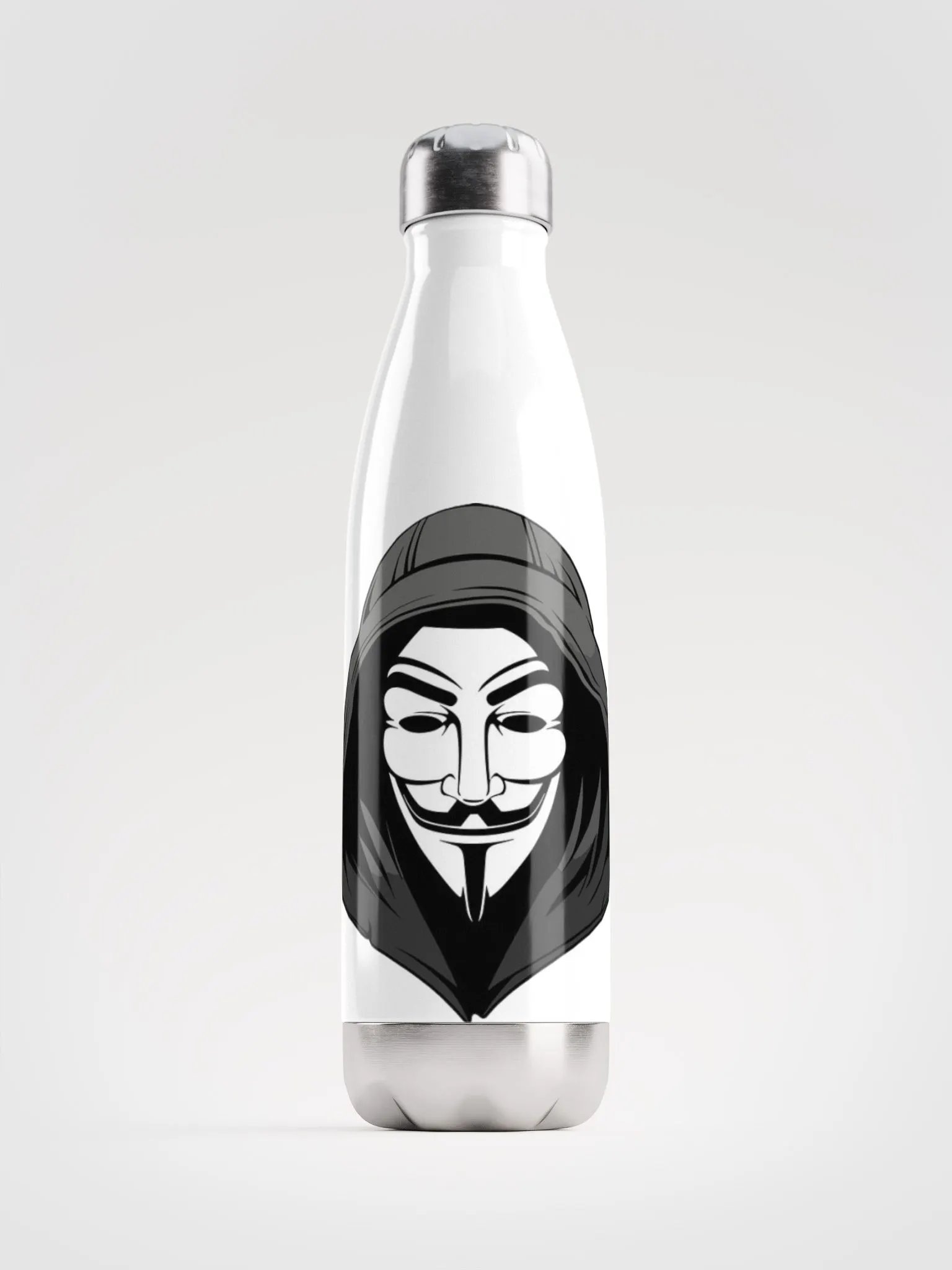 Guy Fawkes Mask Water bottle product image (2)