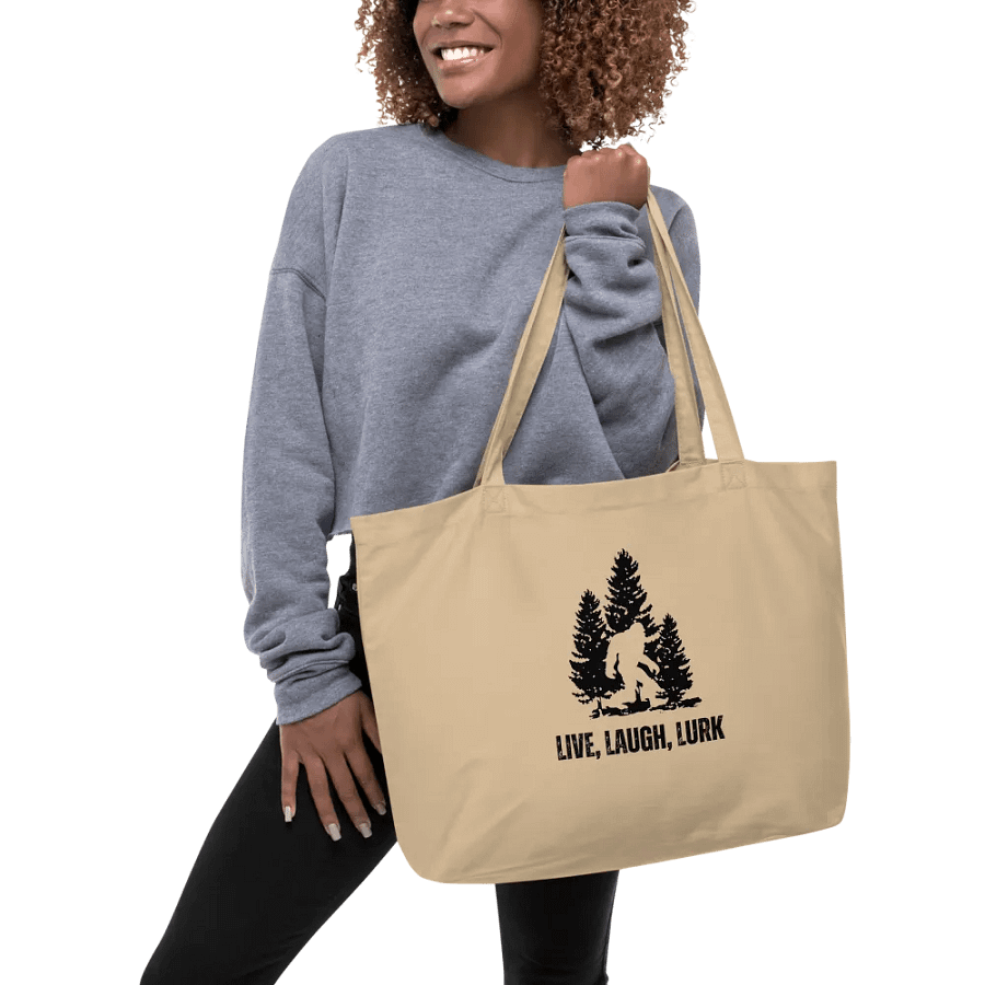 Live, Laugh, Lurk Cotton Jumbo Tote product image (5)