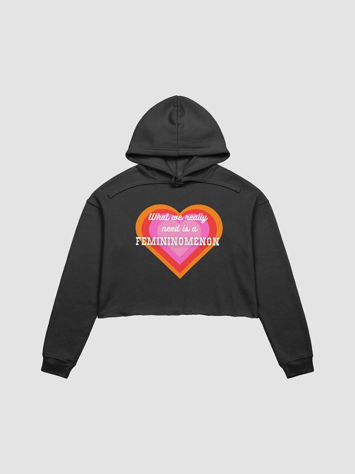 Femeninomenon Cropped Hoodie. product image (5)