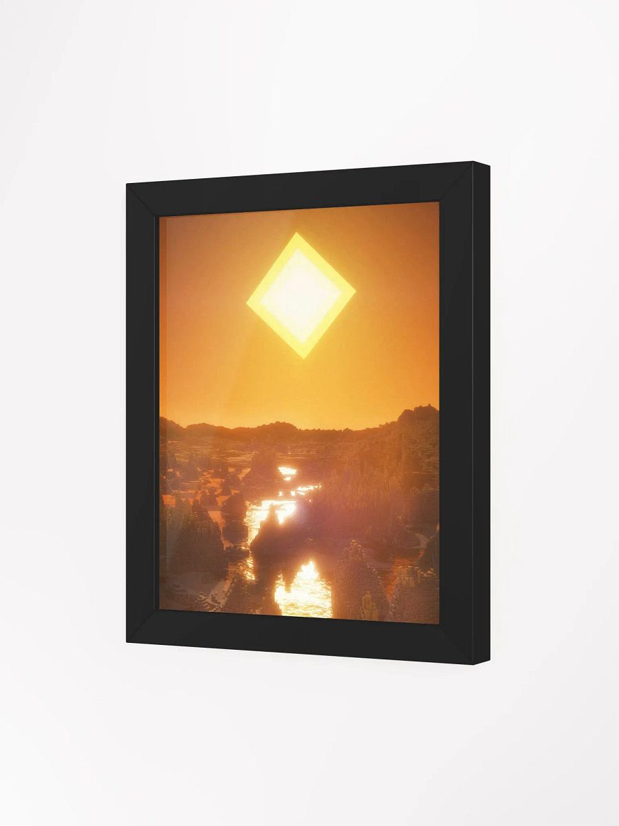 Framed Ice Plains Matte Poster product image (3)