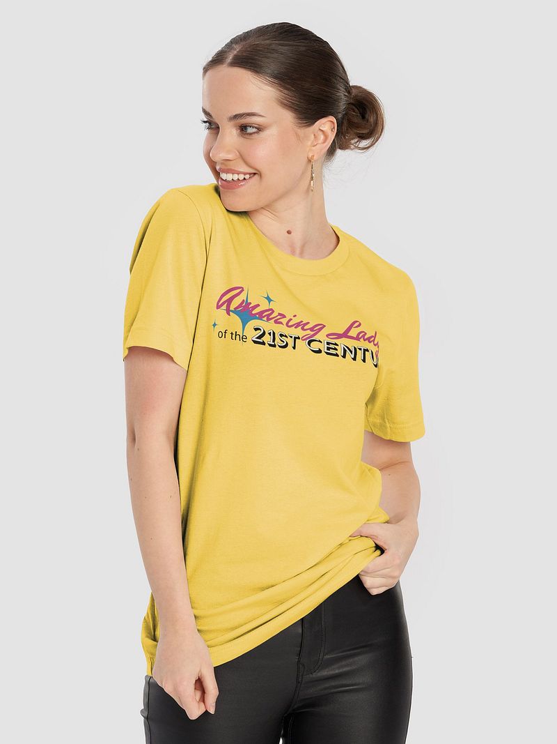 Amazing Lady T-shirt Yellow
