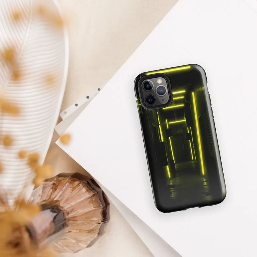 Neon Hazard - iPhone Tough Case product image (5)