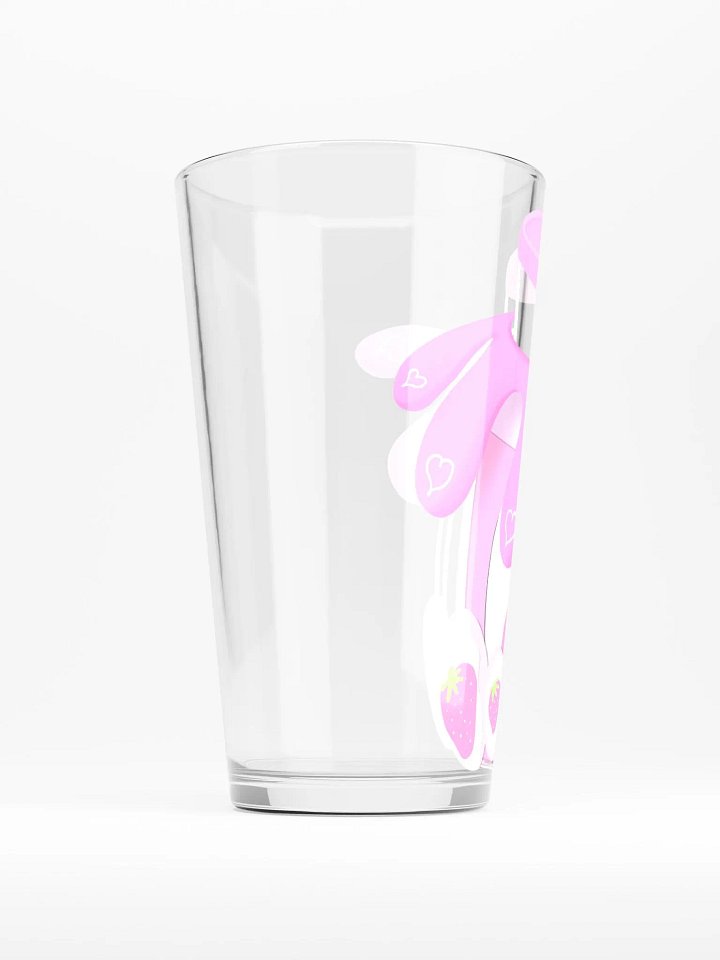 Strawberry Milk? heart - glass product image (2)