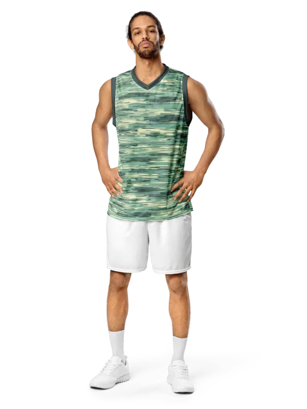 Green Lagoon | Recycled Unisex Basketball Jersey product image (1)