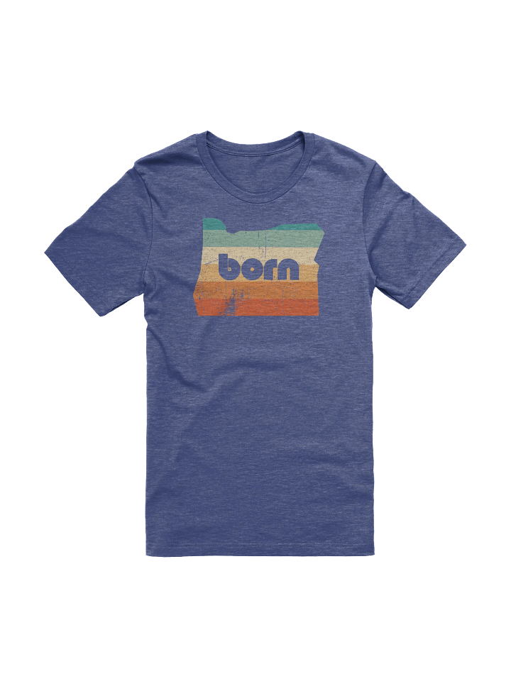 Vintage Colors Oregon Born T-Shirt product image (1)