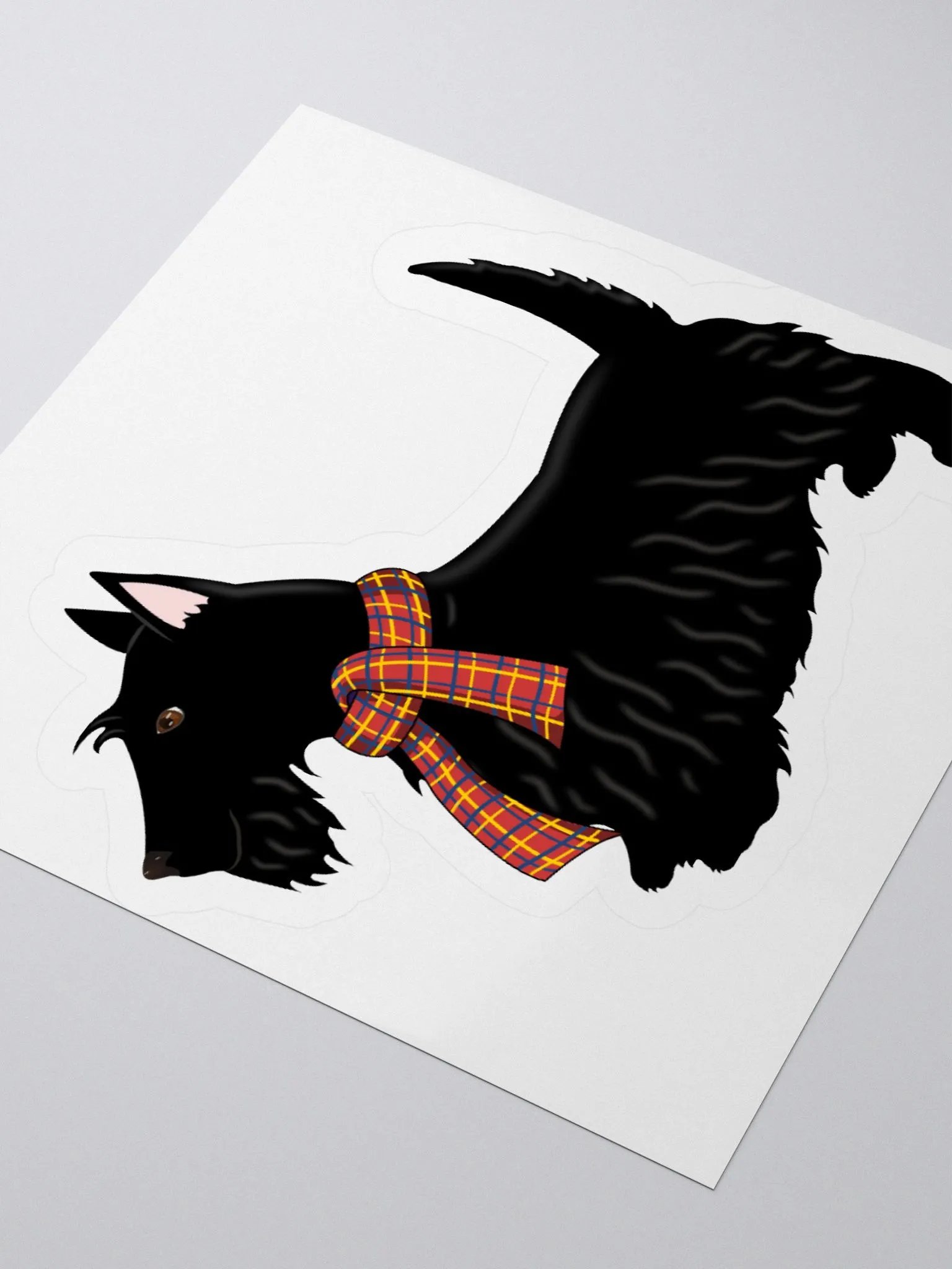 Black Scottie Sticker product image (11)