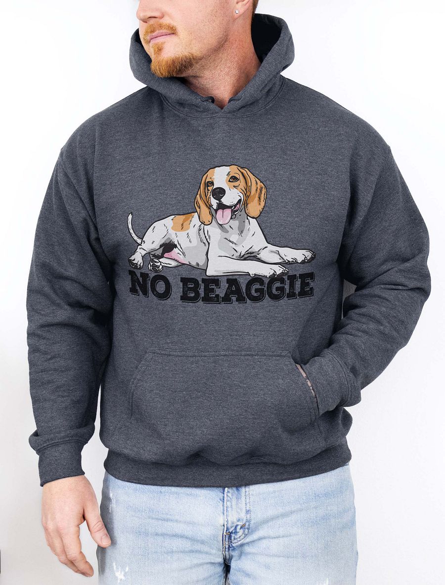 No Beaggie Hooded Sweatshirt of a Beagle | Funny Hoodie for Beagle Paw-rents product image (6)