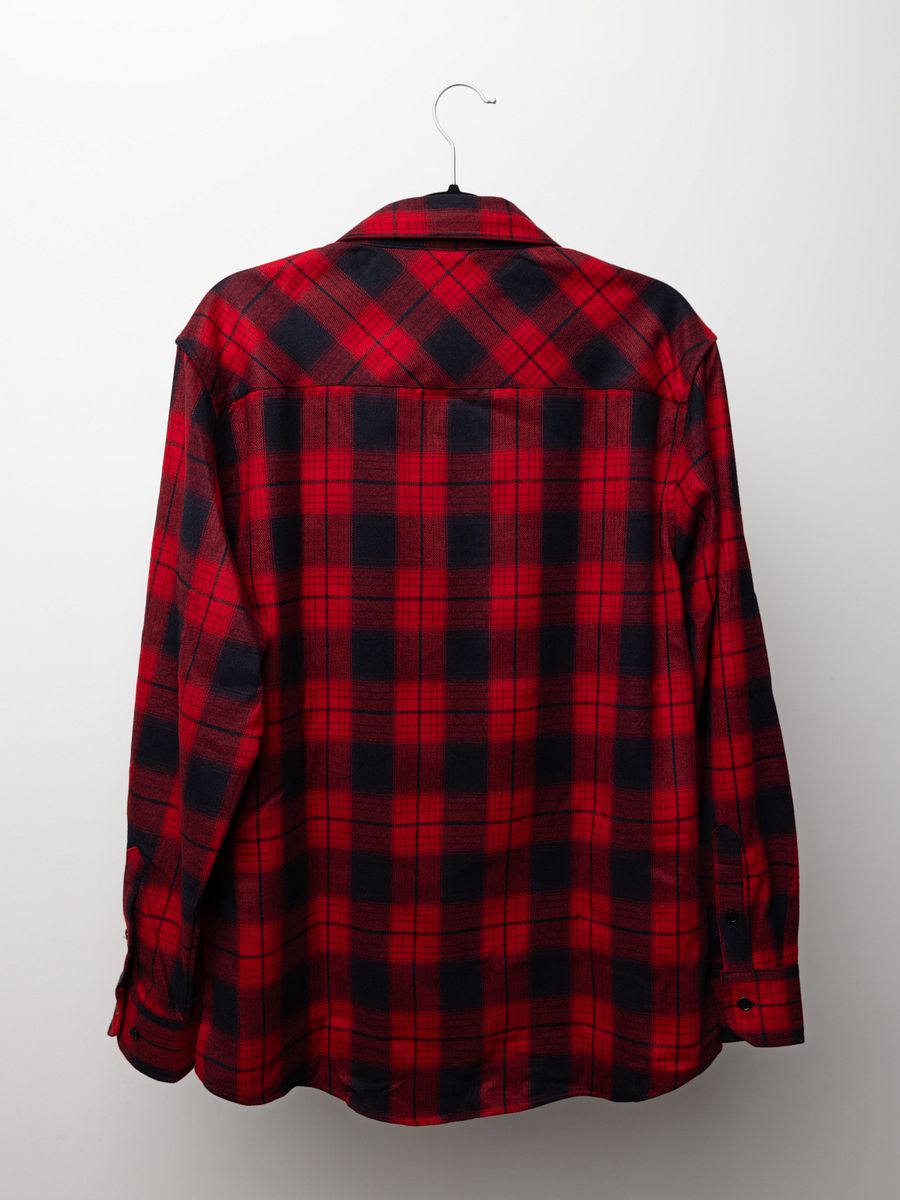 Flannel Button Up - Red/Black product image (4)