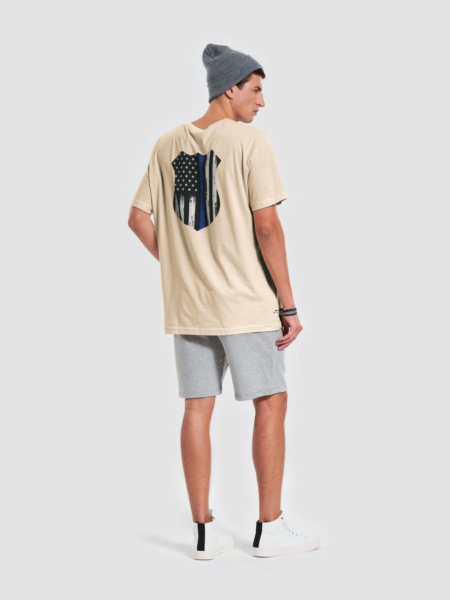 Thin Blue Line Shield Supersoft T-Shirt product image (7)