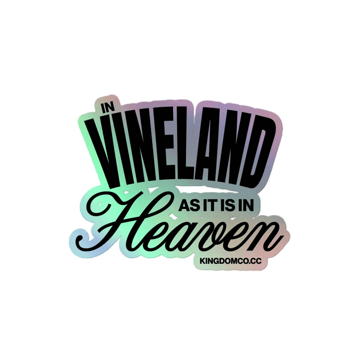In Vineland As It Is In Heaven Sticker product image (2)