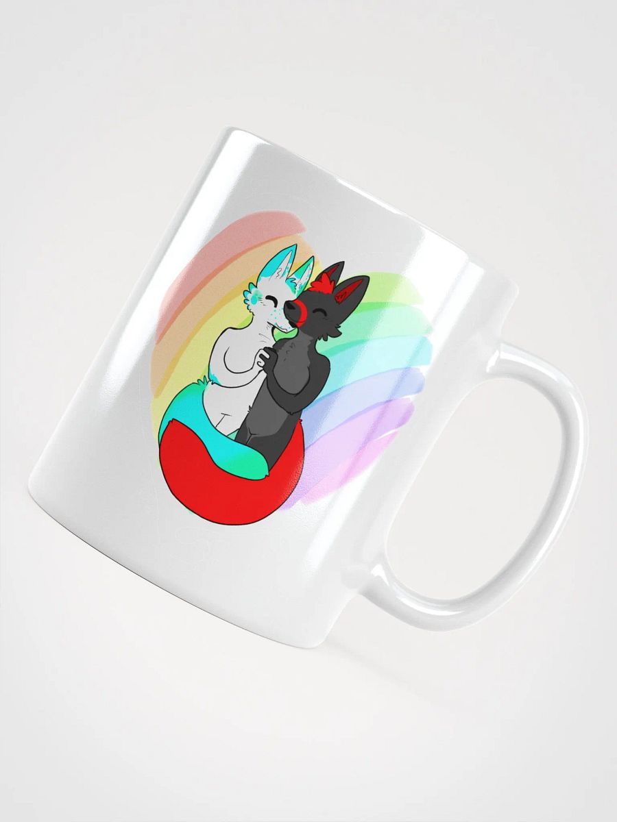 Fisk x Fury Pride White Glossy Mug product image (11)