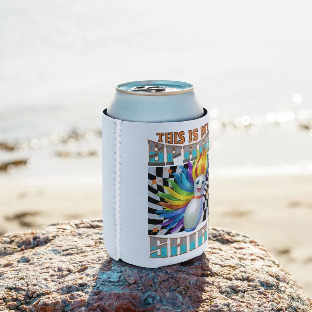 This Is My Spare Shirt Bowling Rainbow Pin Can Cooler product image (9)