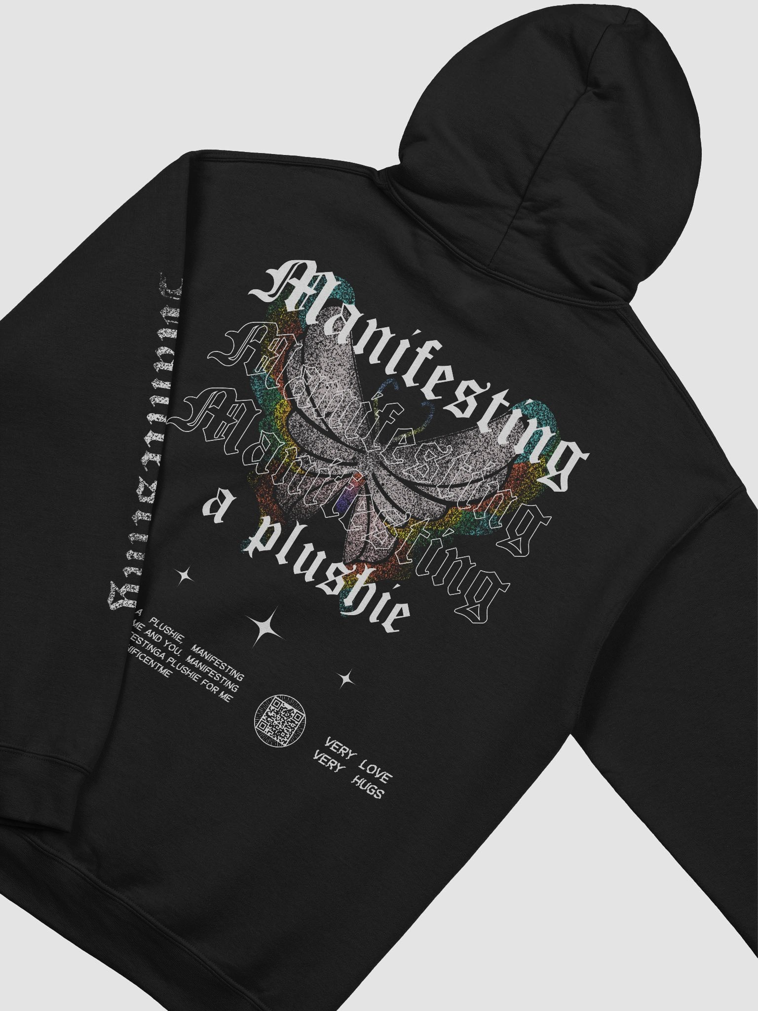Manifesting a Plushie Pullover Hoodie - Grunge Butterfly Edition product image (2)