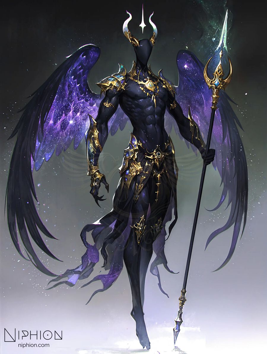 High-Resolution Digital Art – Nebula Archangel, Character Design #18 product image (1)