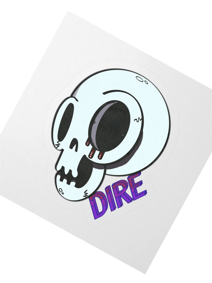 DIRE Kiss Cut Stickers product image (5)