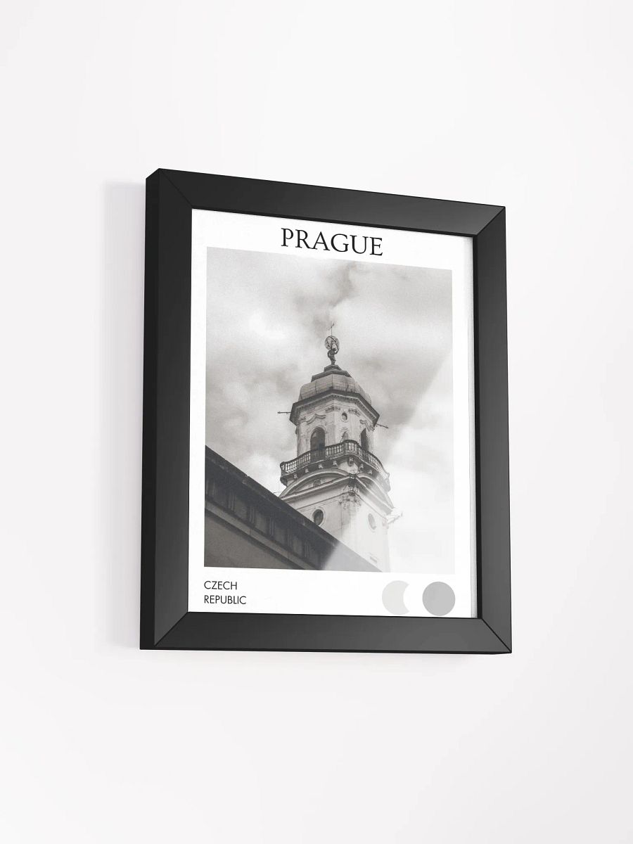 Spires of Prague I - Black & White / Framed product image (2)