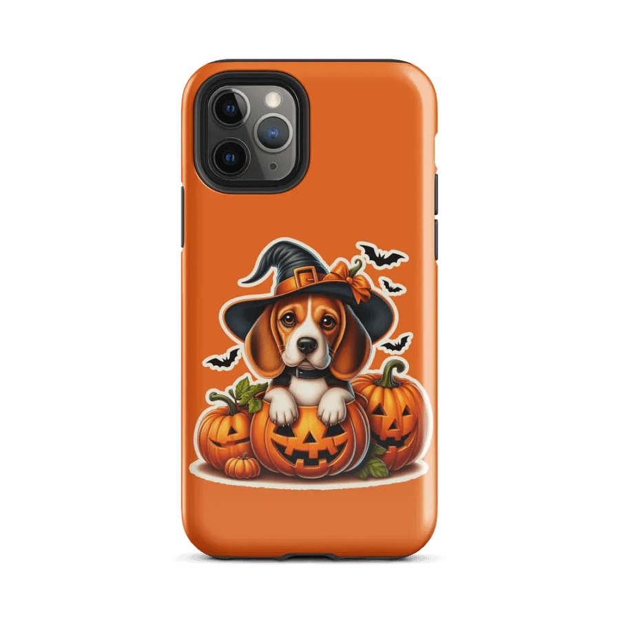 Halloween Pumpkin Beagle - iPhone Tough Case product image (27)