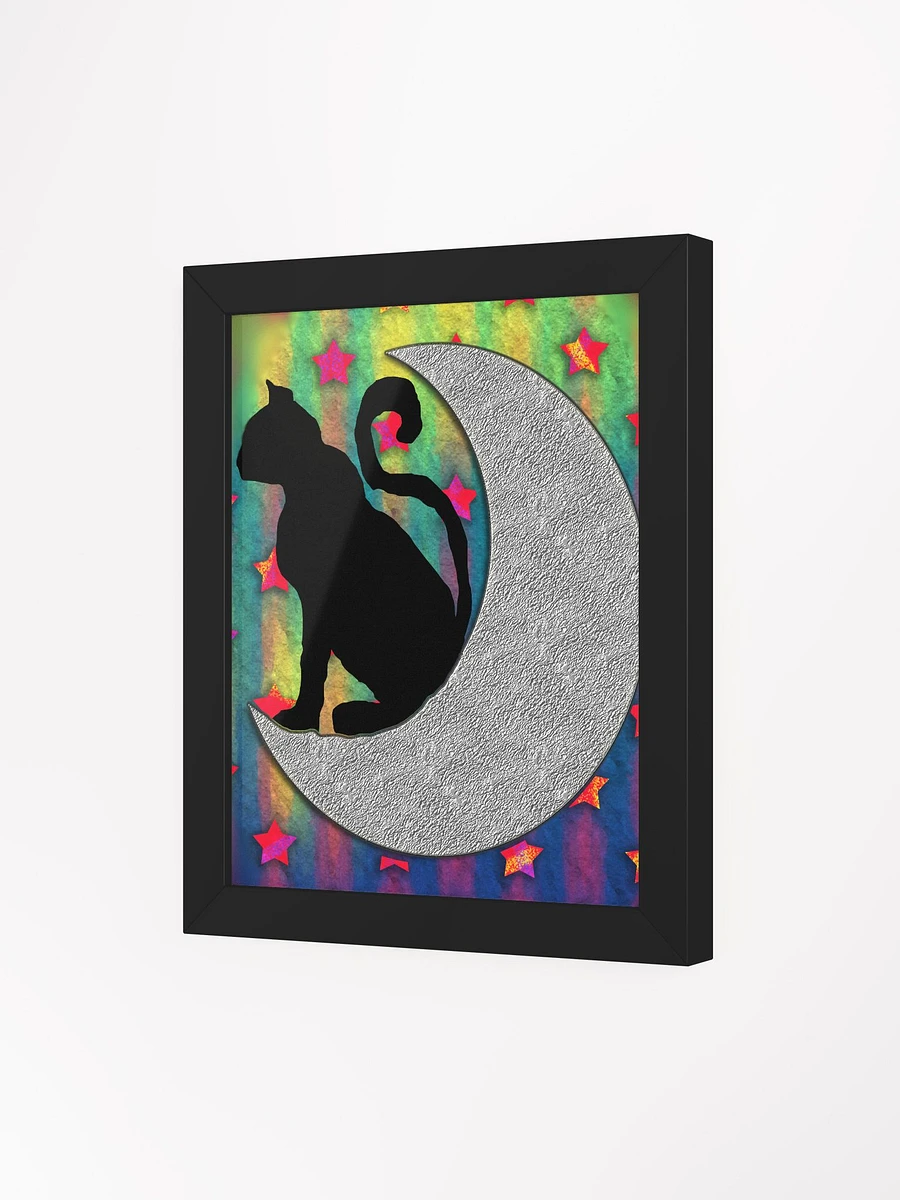 Cat On The Moon Framed Poster product image (90)