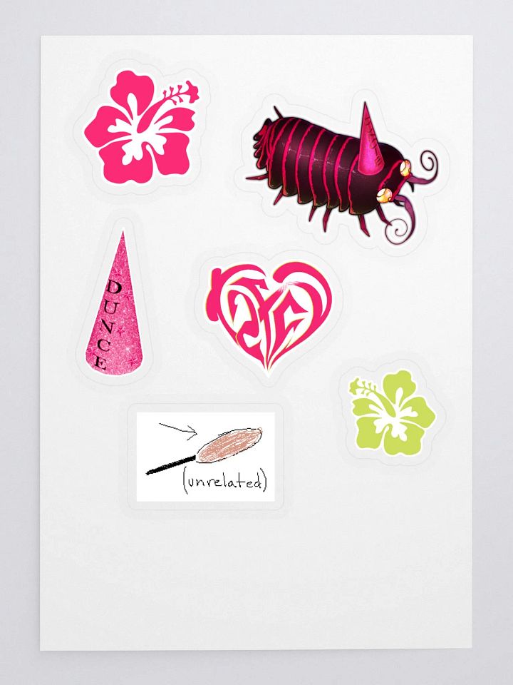taffy sticker sheet product image (1)