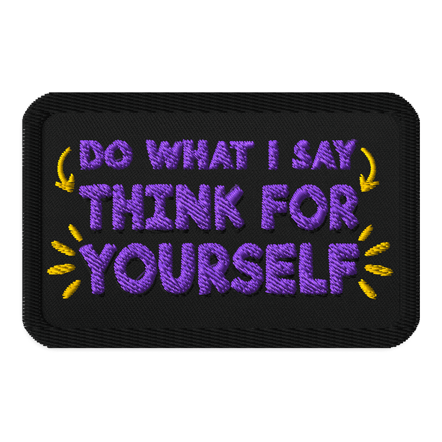 Think For Yourself Patch product image (1)