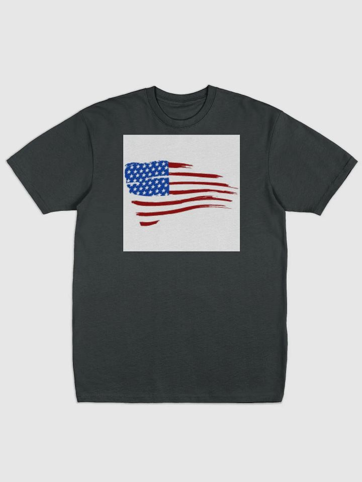 US Patriot Cotton Men's Premium Heavyweight Tee product image (1)
