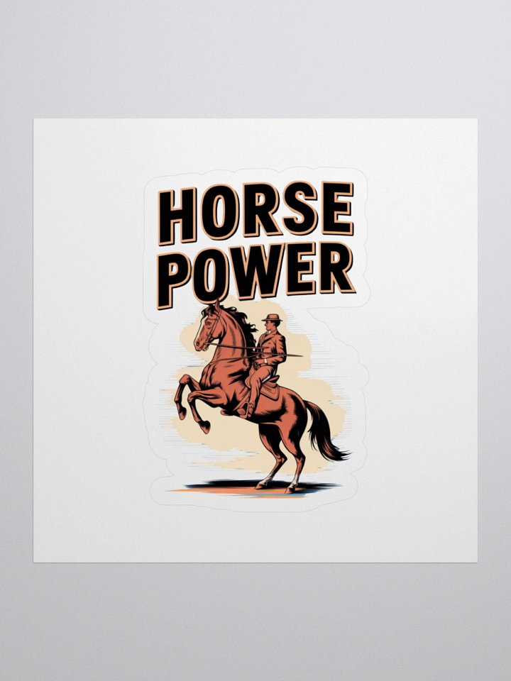 Unleashed Horse Power Kiss Cut Sticker product image (1)