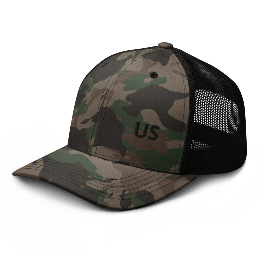 "CIF" Stealth Camo Embroidered Trucker Hat product image (4)