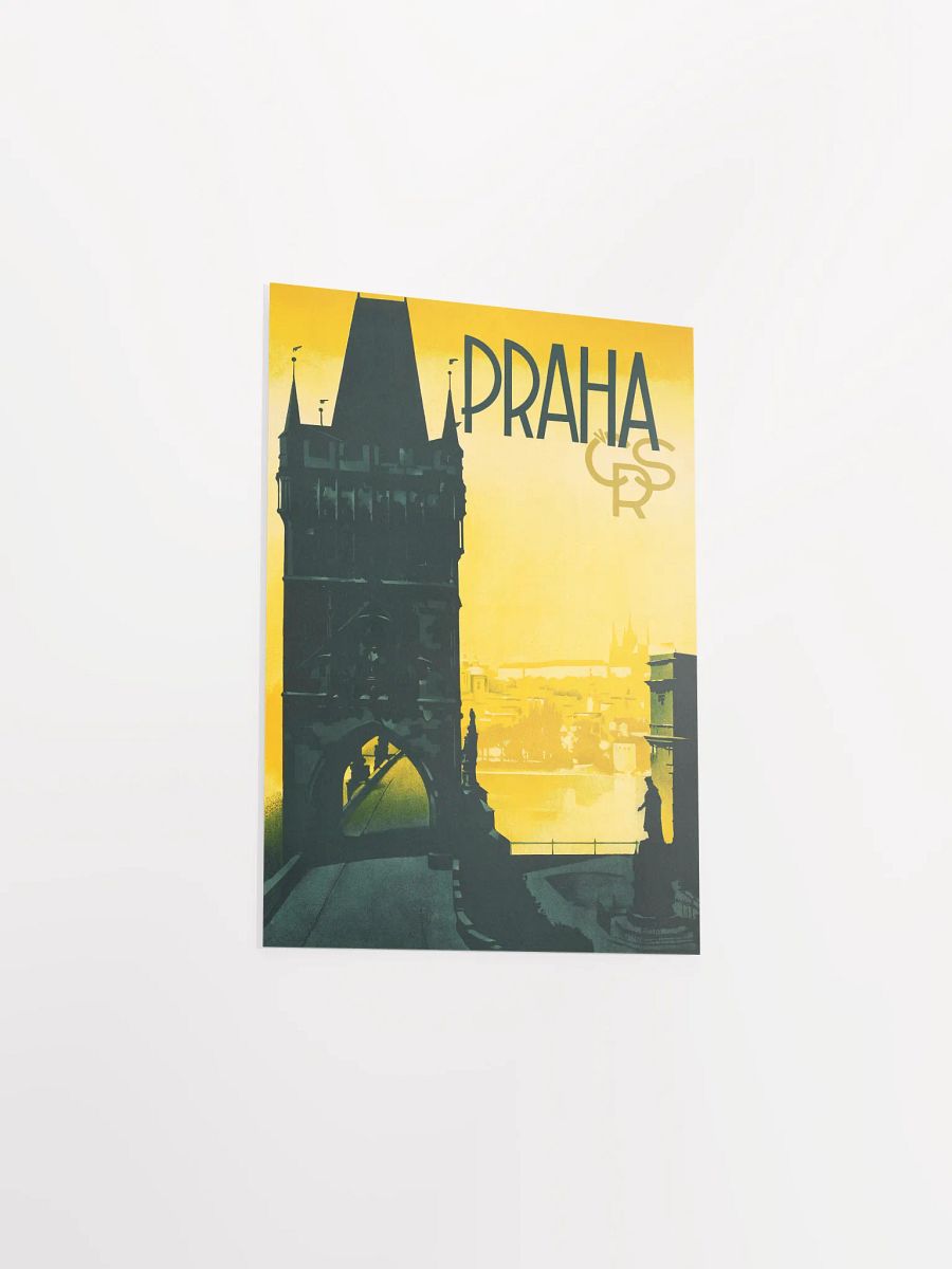 Prague Czech, 1930s — Retro travel poster, vintage travel print product image (9)