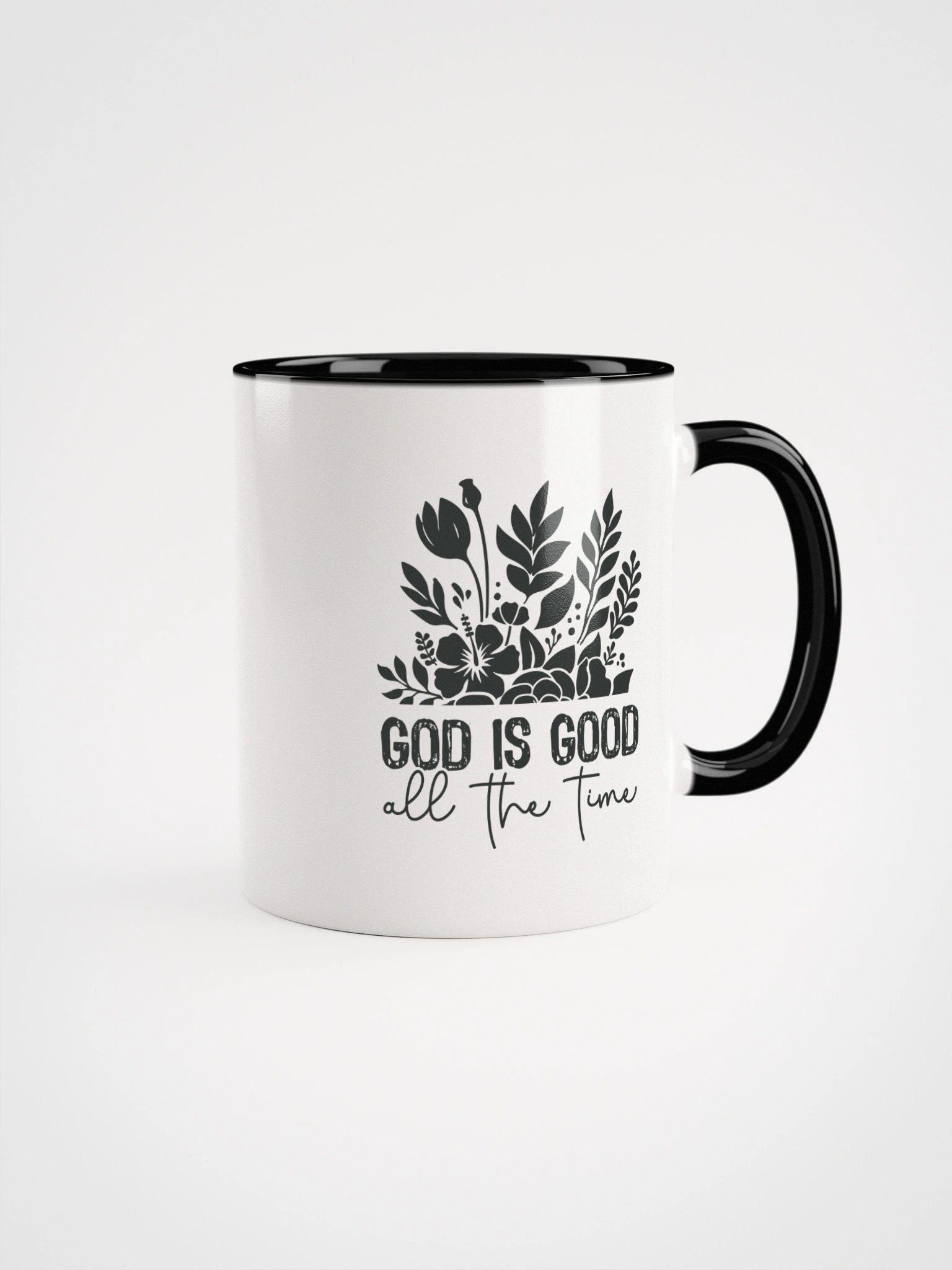 God Is Good All The Time Christian Inspirational Ceramic Coffee Mug product image (1)
