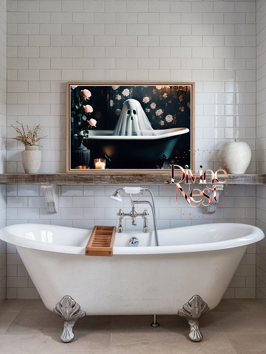 Ghost paining wall art home decor print poster product image (4)