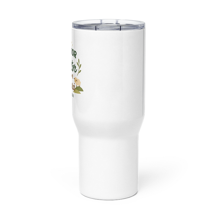 Christian Travel Mug – “El Señor es mi Pastor” – Spanish Scripture with Handle product image (2)