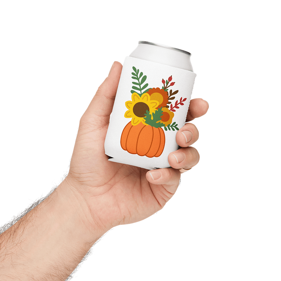Floral Pumpkin Can Cooler product image (3)
