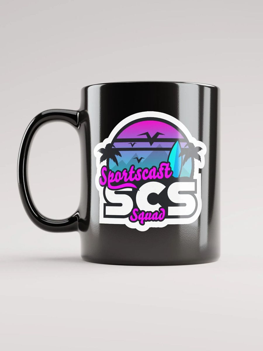 SCS SUMMERTIME GLOSSY BLACK MUG product image (1)