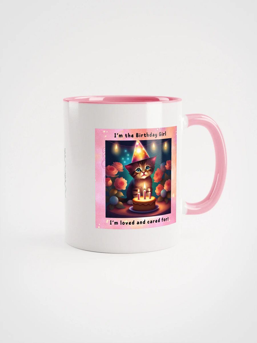 Adorable Birthday Girl Kitten Mug product image (1)