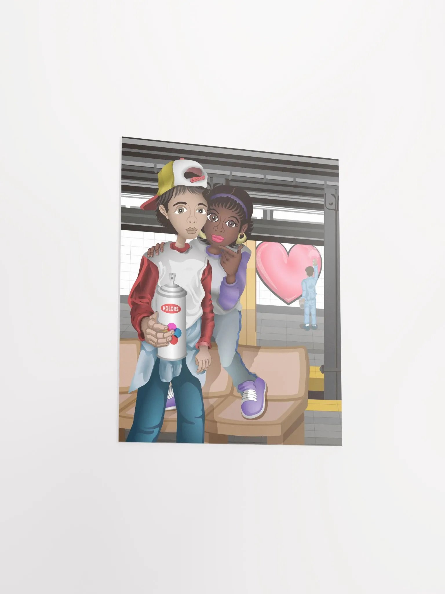 Graffiti Couple Poster product image (13)