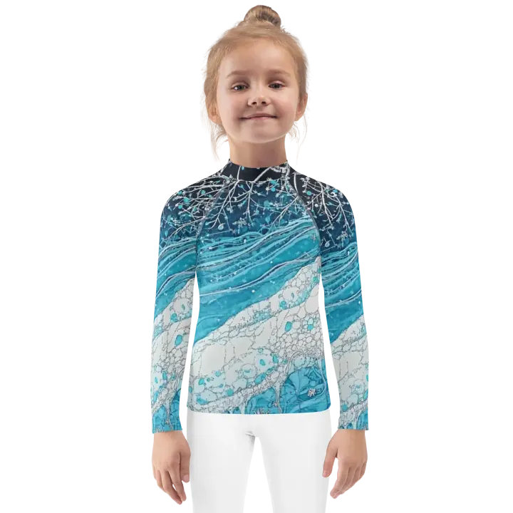 Winter Frost, Unisex Kids Rash Guard product image (1)