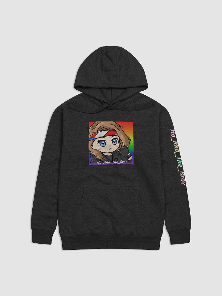 Ho_And_The_Bros Rainbow Logo Hoodie. product image (6)