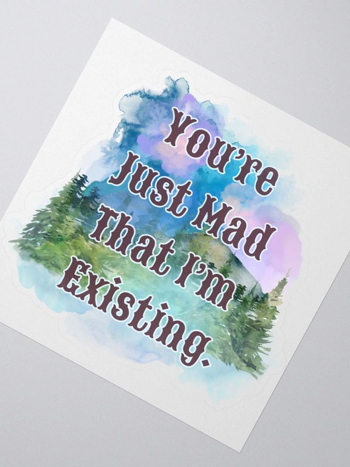 I'm Existing Kiss-Cut Sticker product image (2)