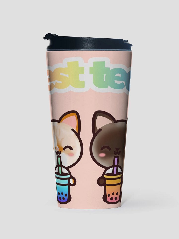 Peach Best Teas Stainless Steel Travel Mug product image (1)