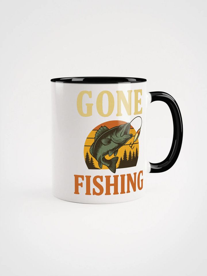 Gone Fishing Mug – Funny Gift for Anglers and Outdoor Lovers product image (1)
