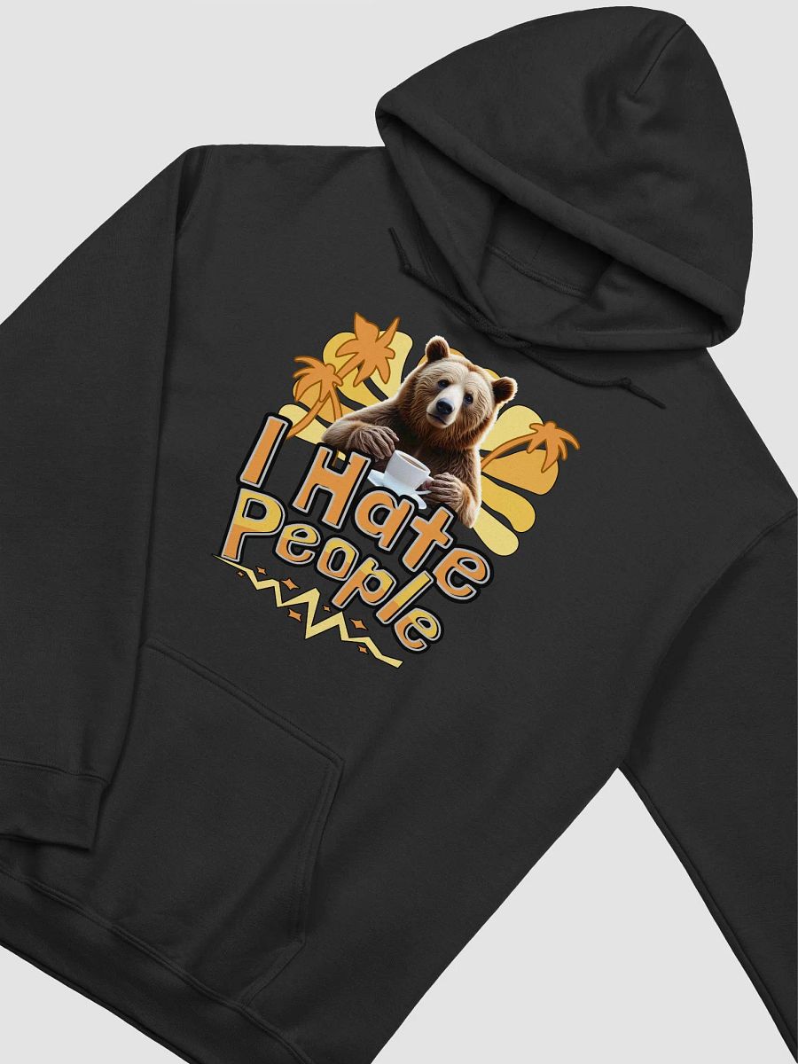 I Hate People Bear Vibes Hoodie product image (33)