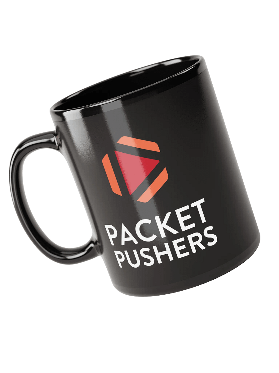 Packet Pushers Black Glossy Mug product image (3)