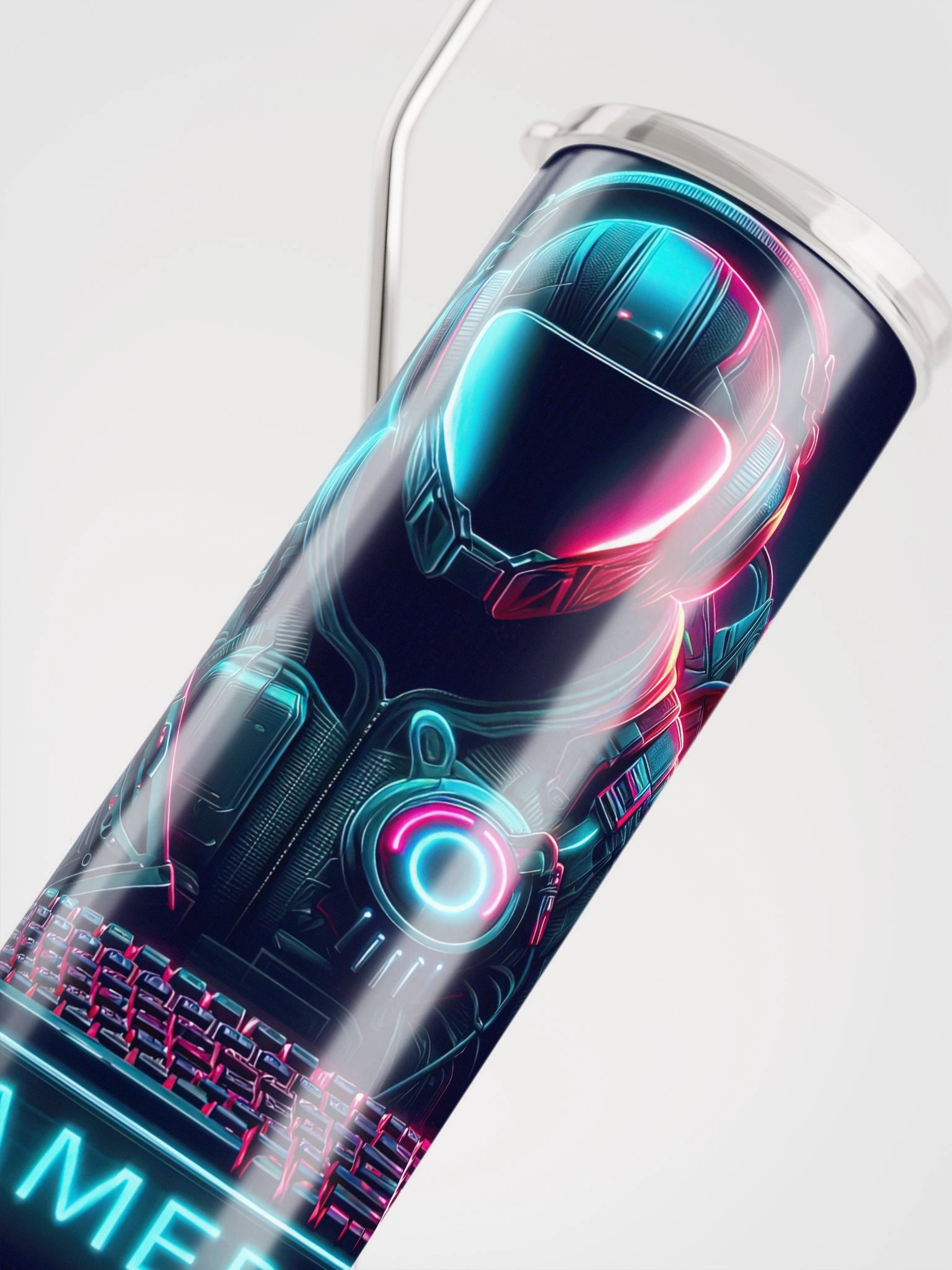 Neon Gamer Stainless Steel Tumbler product image (4)