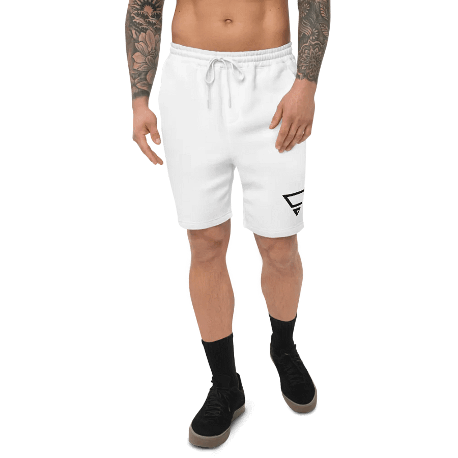 CraytoX Fleece Shorts - White product image (4)