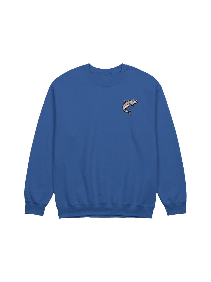 Stylized Fish Graphic Crewneck Sweatshirt product image (2)