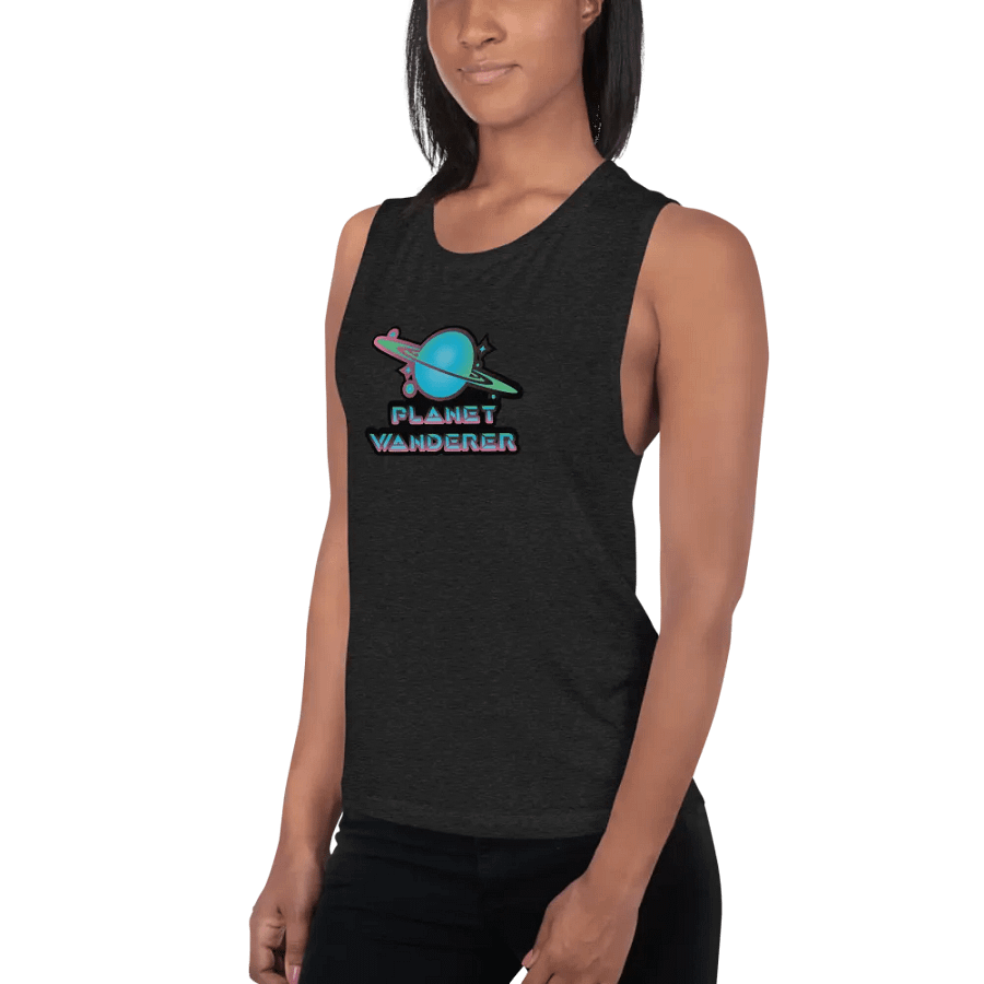 Planet Wanderer logo Women's Flowy Tank top product image (3)