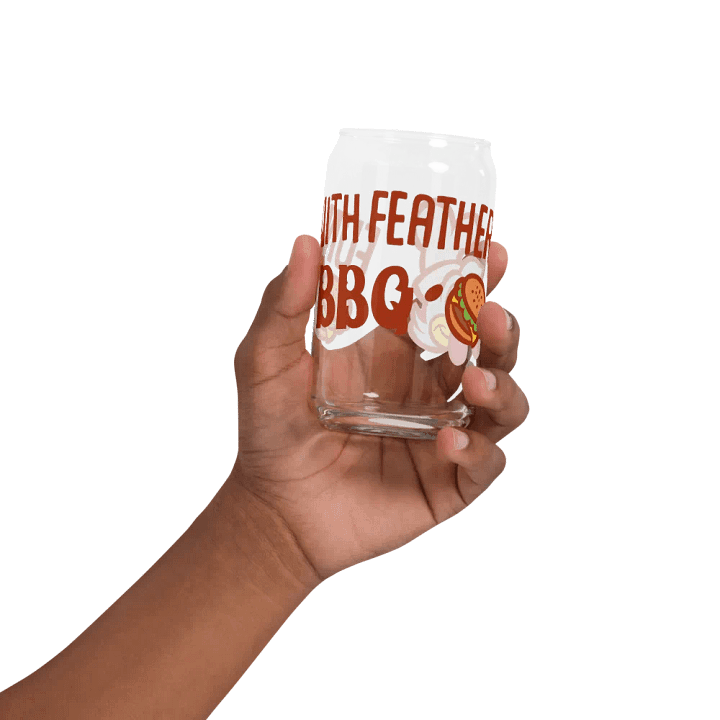 Fun with Feather BBQ Glass product image (2)
